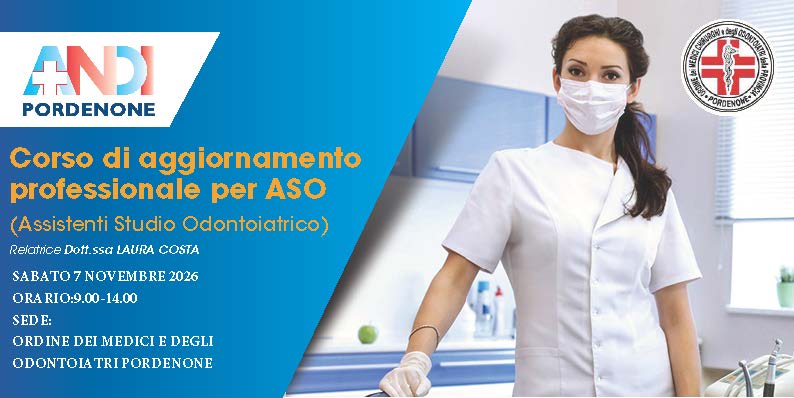 Corso Aggiornamento Aso 7 Novembre  2026 – 5 ore